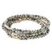  Stone Wrap Bracelet : Dalmatian Jasper/Stone Of Joy