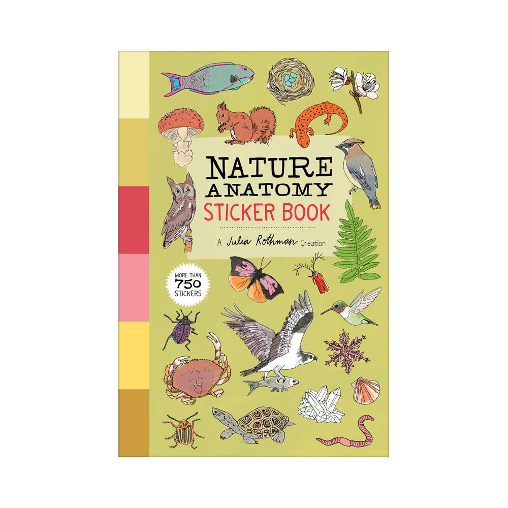  Nature Anatomy Sticker Book