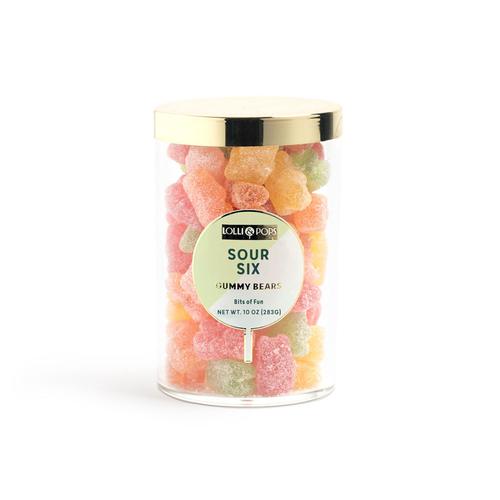Gummy Bears Tube: Sour Six/Medium