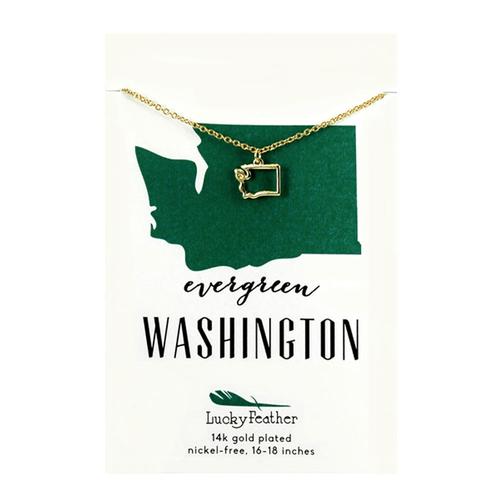 State Necklace: Evergreen Washington