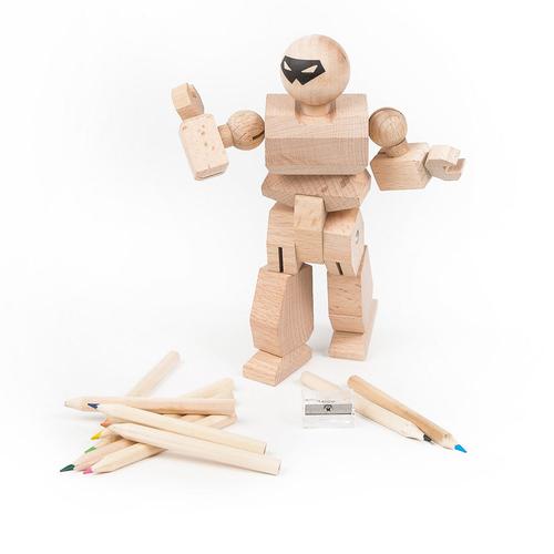 Playhard Hero Factory: DIY Wooden Action Figure