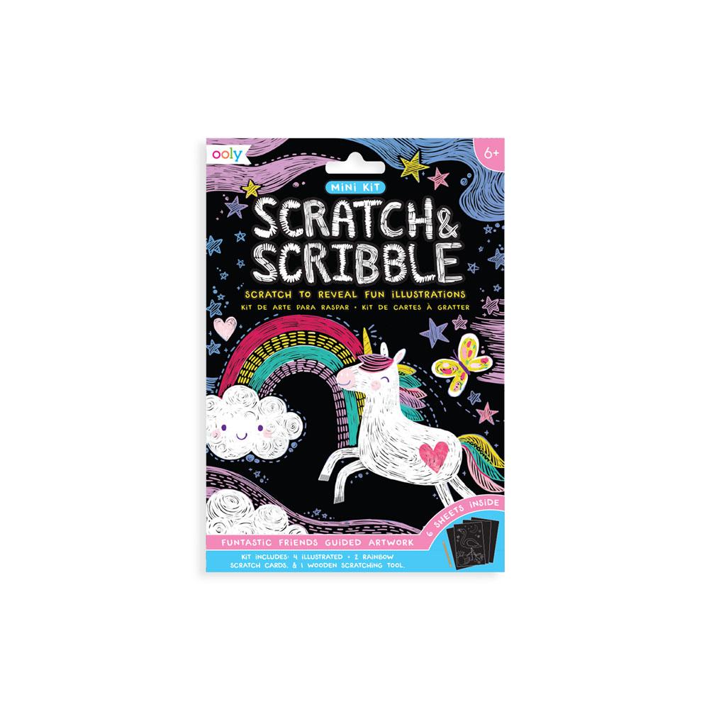  Scratch & Scribble Mini Scratch Art Kit : Funtastic Friends