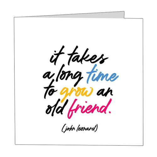 Greeting Card: Takes a Long Time