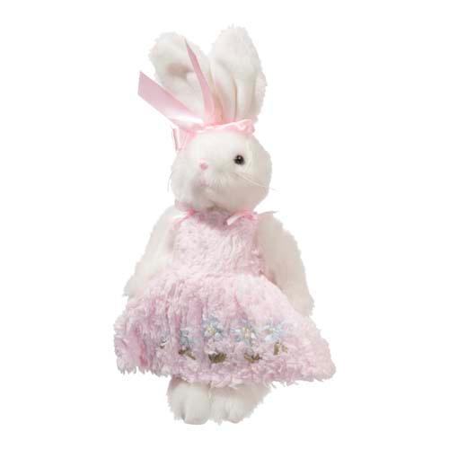 Chenille Plush Bunny: Pink