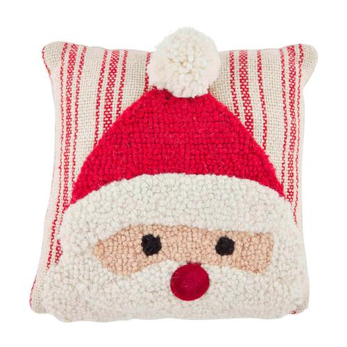 Small Hooked Pillow: Santa