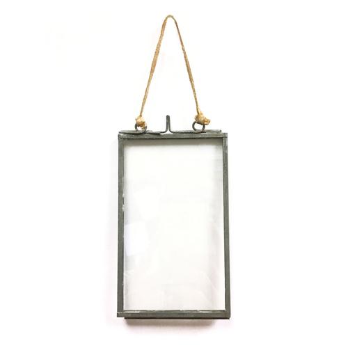 Zinc Glass Frame: Vertical