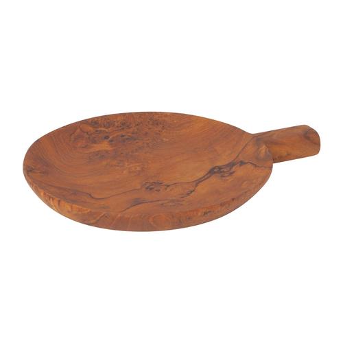 Teak Wood Tray Paddle: Medium