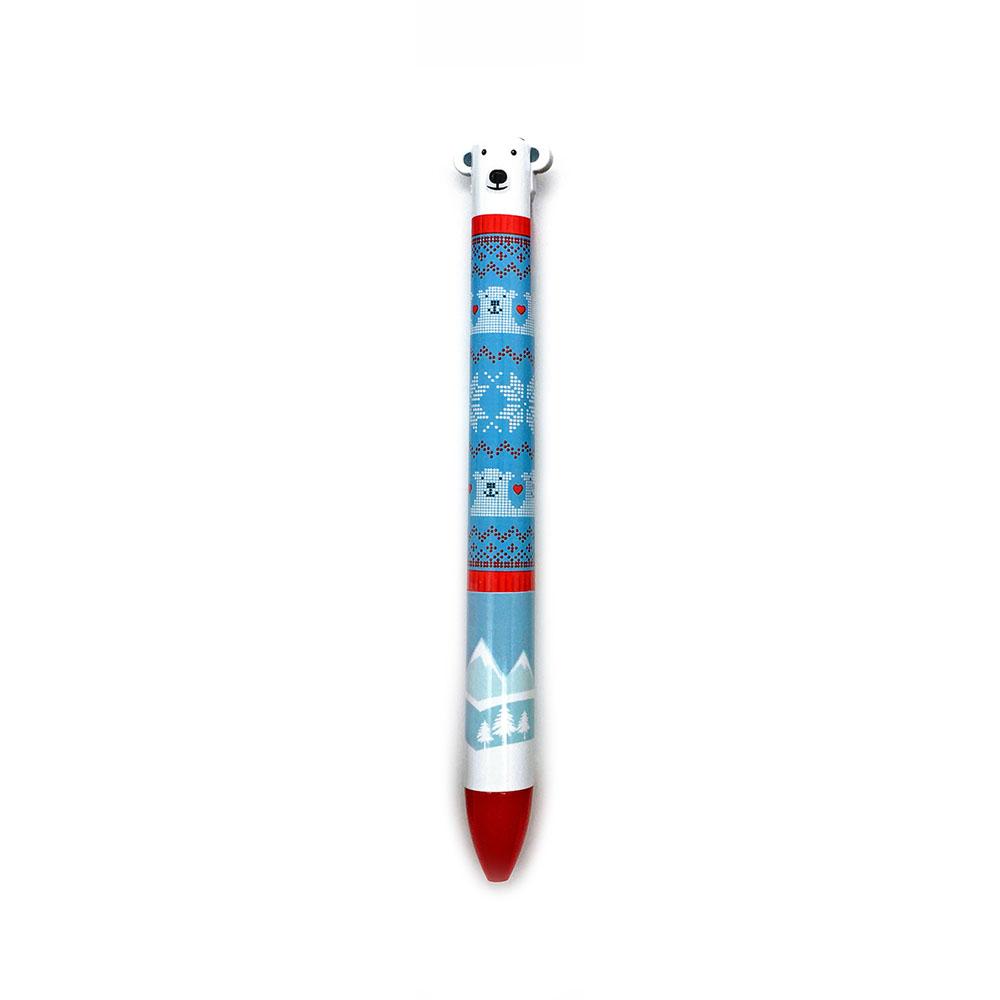 Twice As Nice 2 Color Pen : Polar Bear