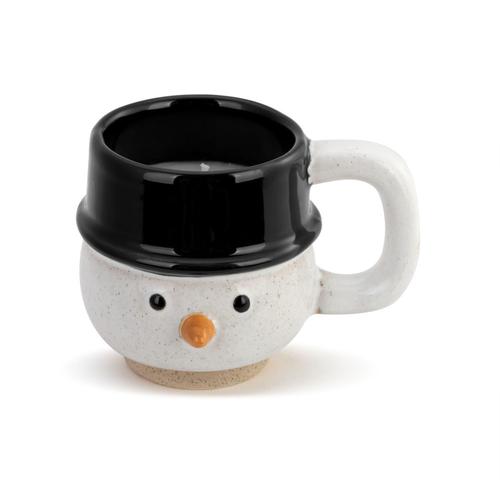 Mini Candle Mug: Snowman