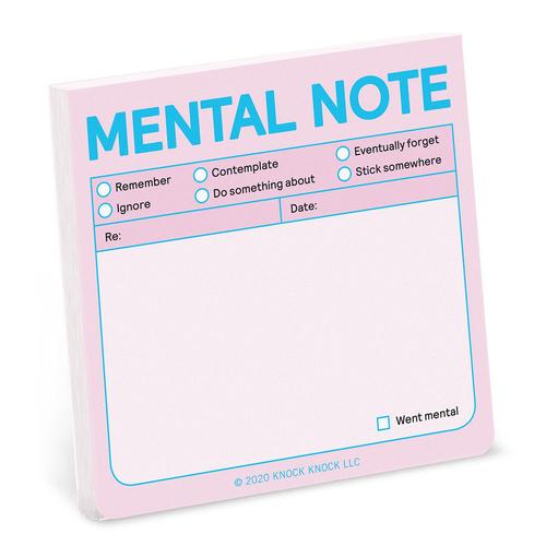 Pastel Sticky Notes: Mental Note