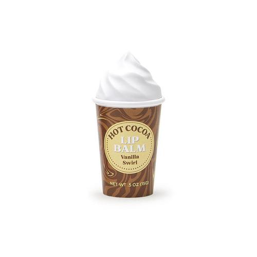 Hot Cocoa Lip Balm: Vanilla Swirl