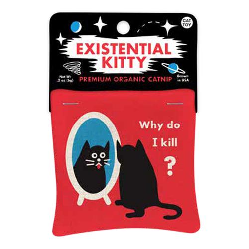 Organic Catnip Cat Toy: Existential Kitty