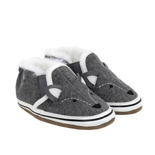 Baby Fox Soft Soles: Charcoal Grey