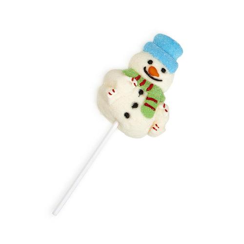 Holiday Treats Marshmallow Lollipop: Snowman