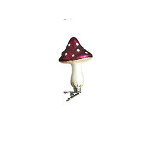 Mushroom Clip Ornament: Purple