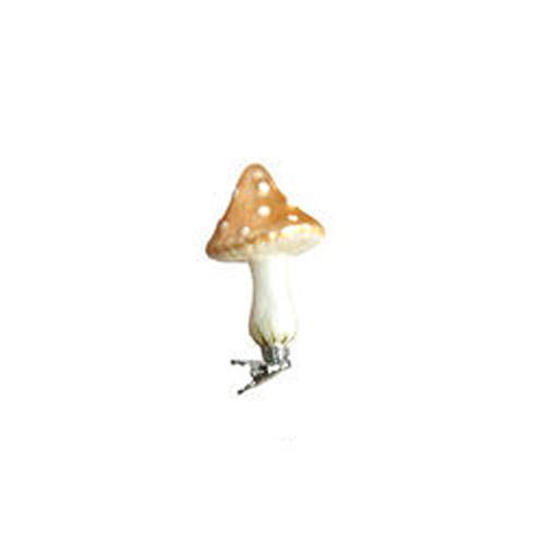 Mushroom Clip Ornament: Yellow