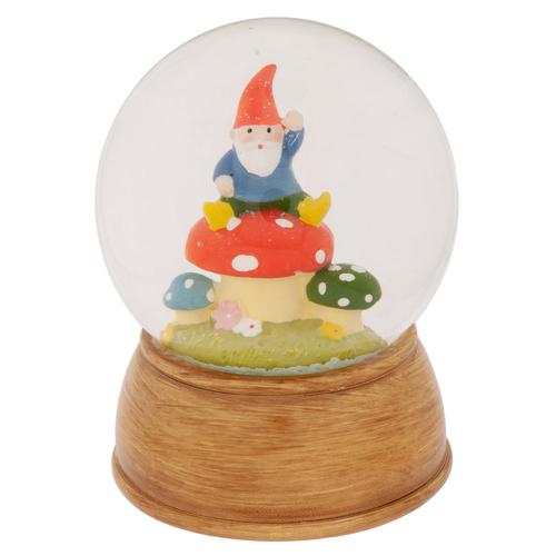 Gnome Water Globe: Red