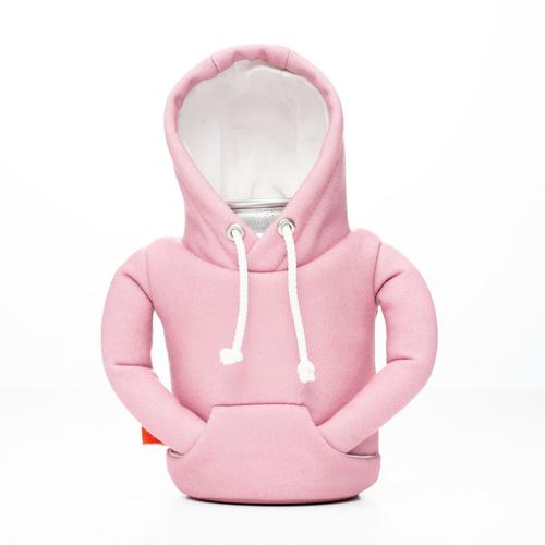 The Hoodie Can Sleeve: Dusty Rose/Sandy White