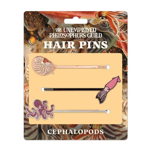 Hair Pins Set: Cephalopods