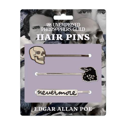 Hair Pins Set: Edgar Allan Poe