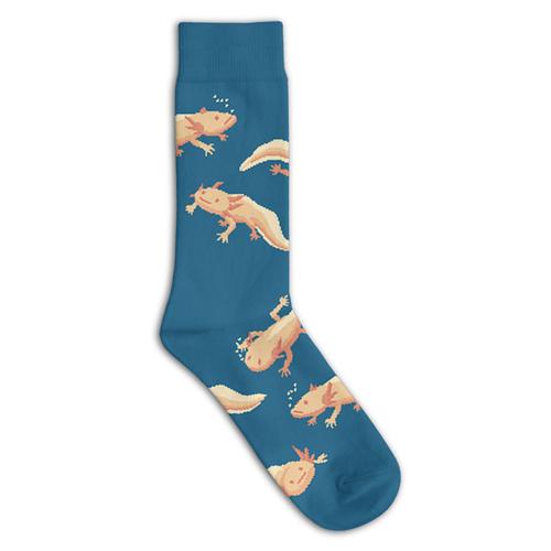 Calf Socks: Axolotl