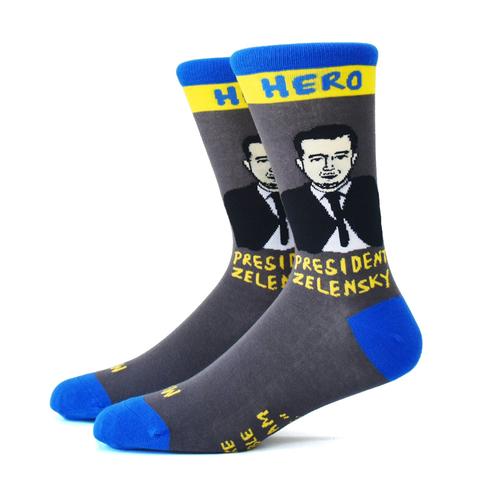 Crew Socks: Hero President Zelensky