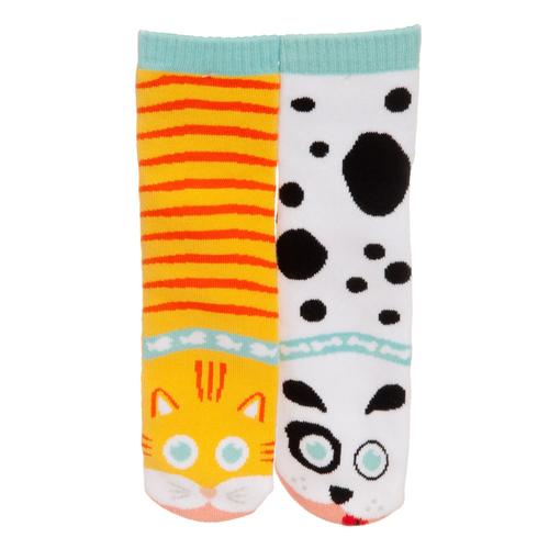 Pals Socks: Cat & Dog/Age 4-8