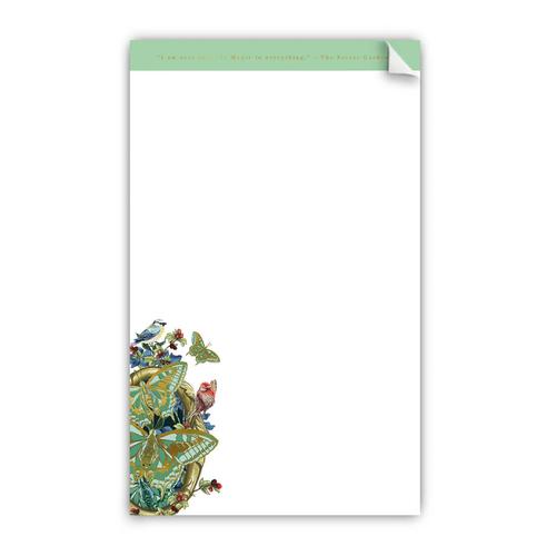 Large Note Pad: Enchanted Butterflies