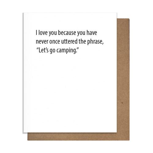 Greeting Card: Go Camping