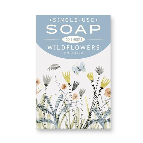 Single-Use Soap Sheets: Wildflowers