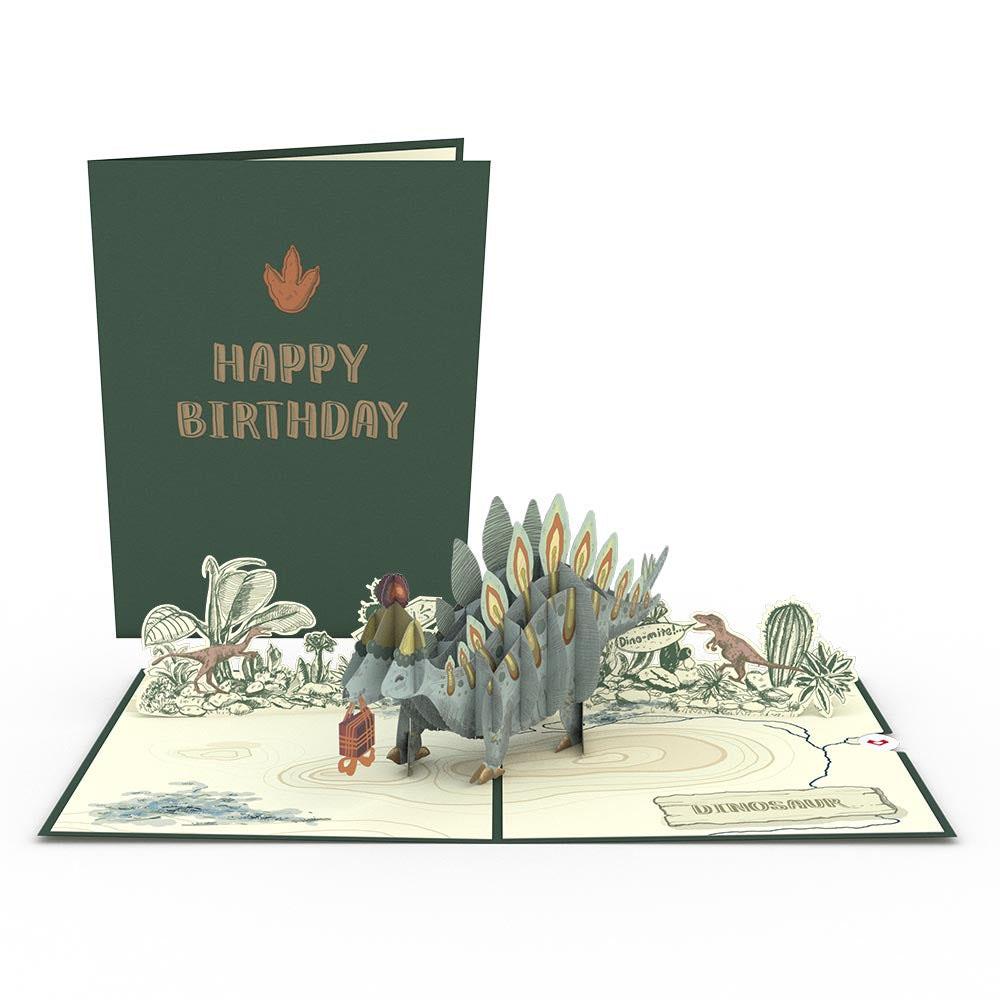  Pop- Up Card : Happy Birthday Stegosaurus