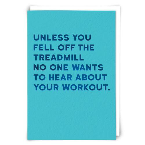 Greeting Card: Workout