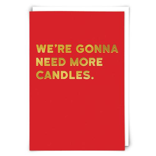 Greeting Card: More Candles