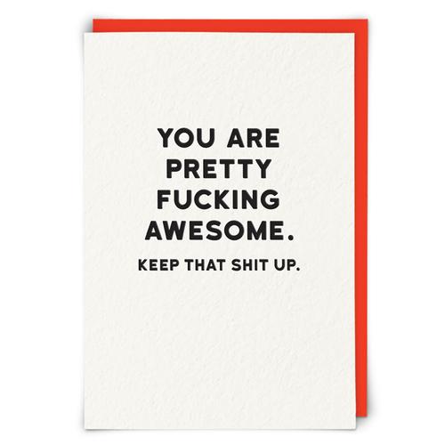 Greeting Card: Awesome