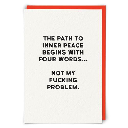 Greeting Card: Inner peace
