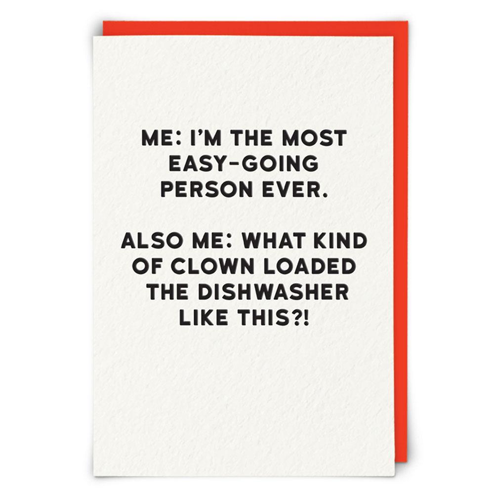  Greeting Card : Dishwasher