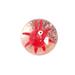  Flashy Octopus Led/Glitter Bouncing Ball : Red/Silver