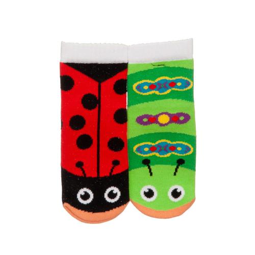 Pals Socks: Ladybug & Caterpillar/Age 1-3