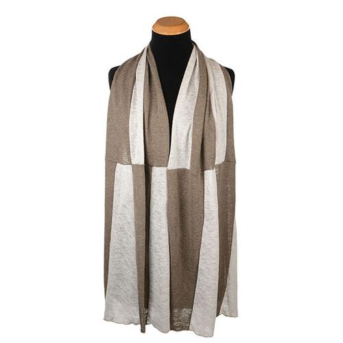 Upcycled Scarf: Small/Sandstone & Metzcal Motley