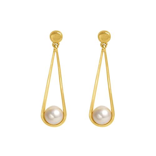 Mini Ipanema Earrings: Pearl