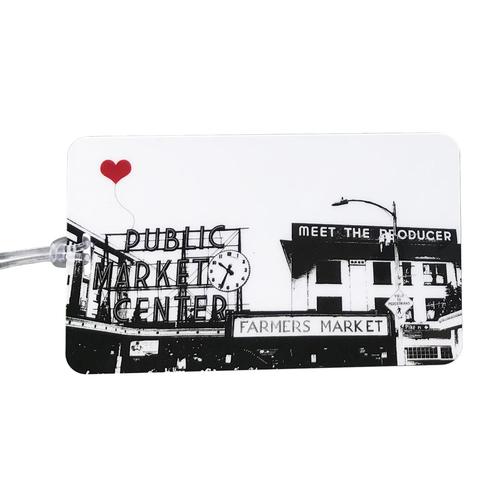 Luggage Tag: Seattle Pike Place Market