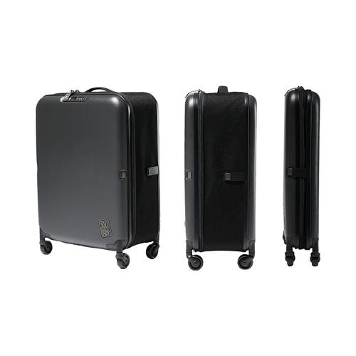 Pebble Compressible Roller Suitcase: Black