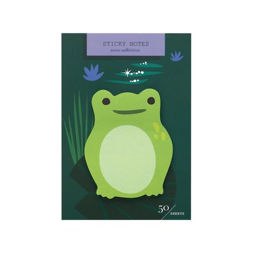 Die Cut Sticky Notes: Frog