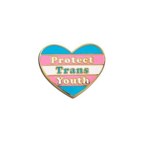 Enamel Pin: Protect Trans Youth