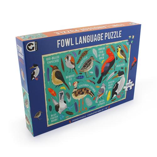 Jigsaw Puzzle: Fowl Language