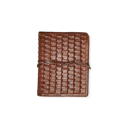 Chestnut Woven Leather Journal: Large