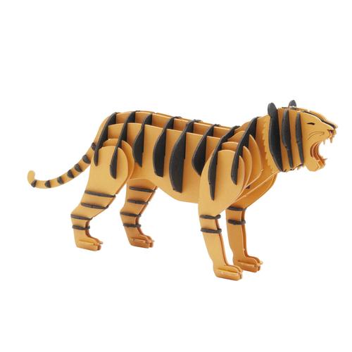 3D Paper Model: Tiger