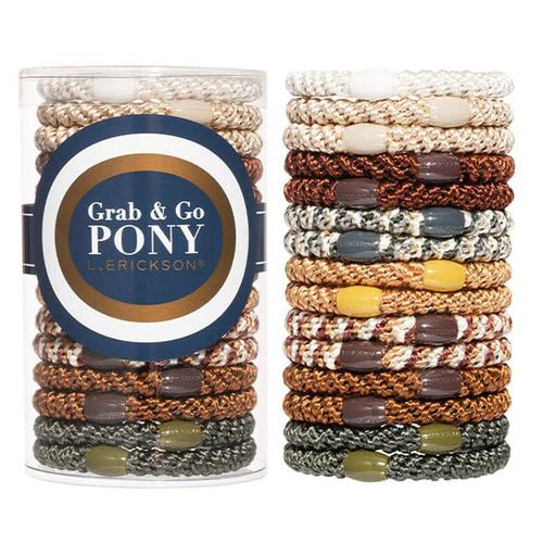 Grab & Go Ponytail Holders: Brownstone