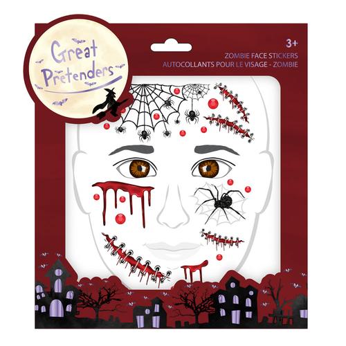 Face Stickers: Zombie