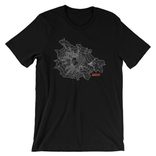 Peak Style T-Shirt: Mt. Rainier/Black Frost